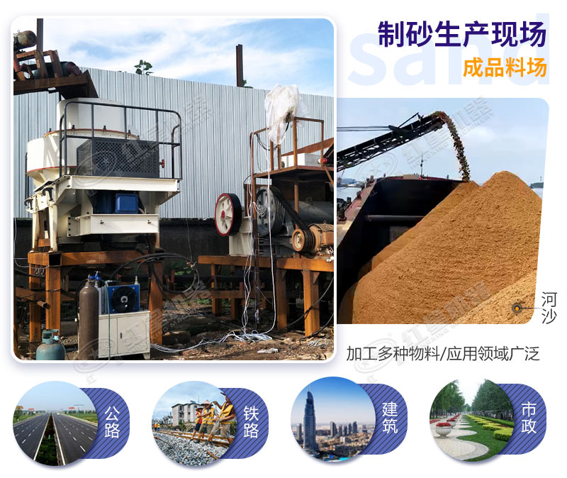 制砂生產(chǎn)線成品質(zhì)量高、效益高
